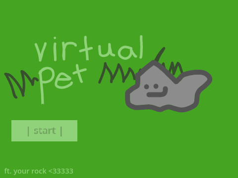 Your Very Own Pet Rock - Virtual Pet Project