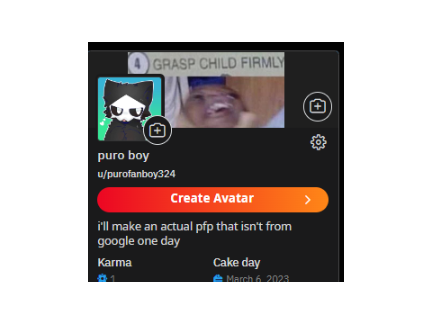 my new reddit account