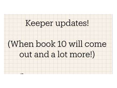 KotLC News: Book 10 and more!!!