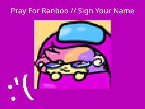 Pray For Ranboo! // Sign Your Name!