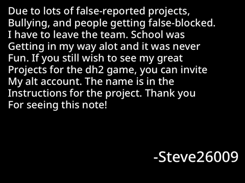 A note: