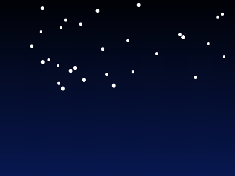 snowy sky