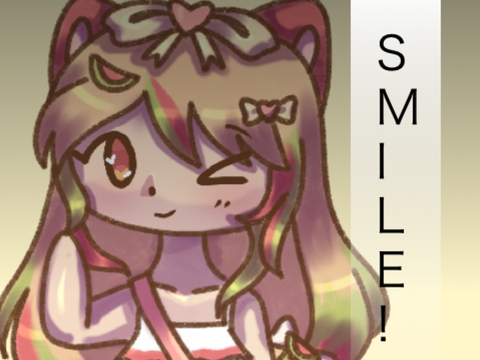 ☾ smile! · art ☽︎