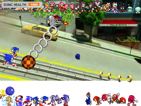city escape eggman fight simulater