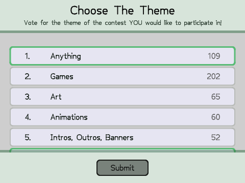VOTE! Contest Theme