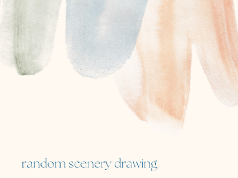 random scenery drawing