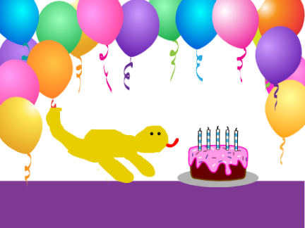 Lizard's birthday