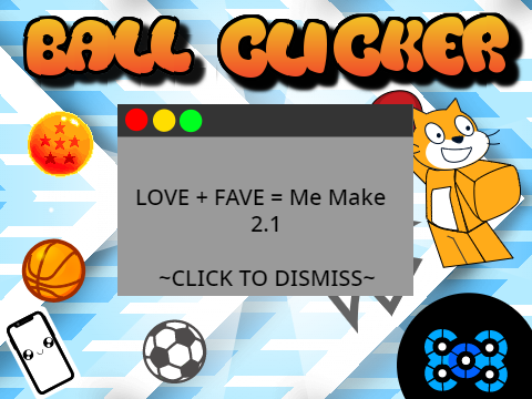 Ball clicker 2.0 (copy but own sprites)