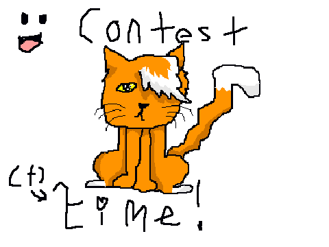 KITTY COLORING CONTEST ENTERY.