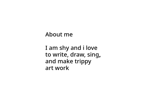 This is about me and why i dont do much crap about it