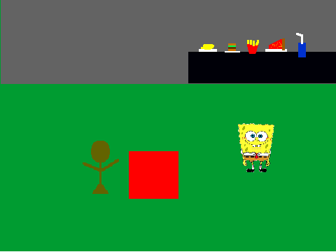 Spongebob game but spongebob has his real voice