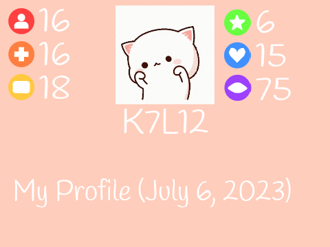 My Profile (July 6, 2023)