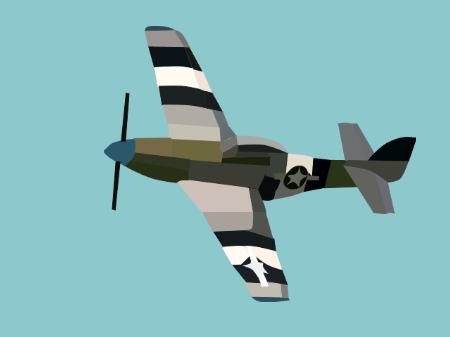 P 51 mustang blockshade
