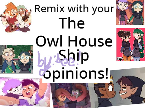 My TOH Ship Opinions! (remix)