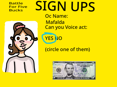 Battle For Five Bucks Sign-Ups remix