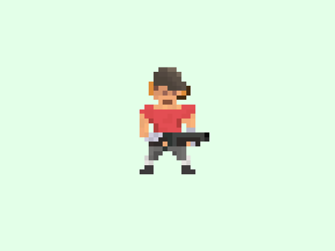 Pixel Art Contest-Red scout
