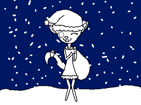 Christmas Kitty Coloring Contest!!