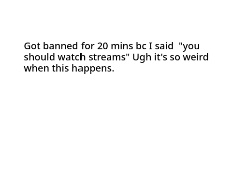 Got muted.