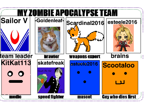 Zombie apocalypse team remix