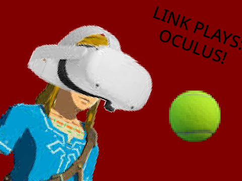 link plays oculus OOF! #all #animation #games