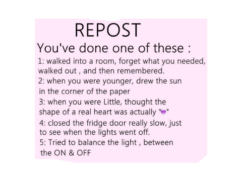 Repost if you’ve done these remix remix remix remix