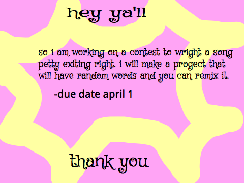 rules for contest