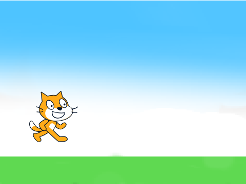 Cat flying for 4 min.