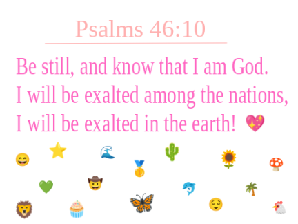 Psalms 46:10