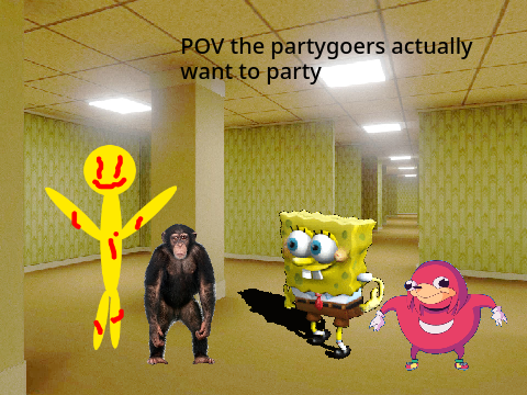 Fun in the backrooms