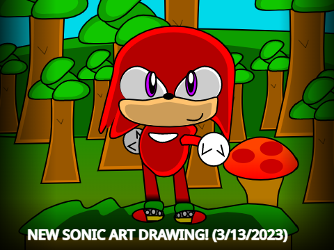 (NEW) Sonic Art Drawing (3/13/2023) #art