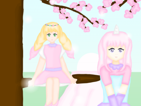 Cherry blossom trees┃dtiyse