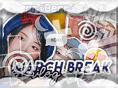 ⛱ zZz . . vlog; march %  break