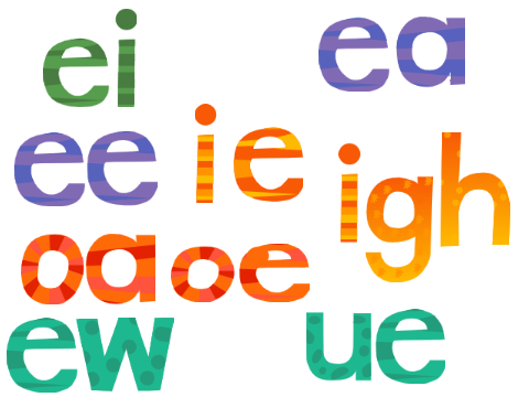 Lowercase Endless Long Vowel Sounds (ai to ue) remix