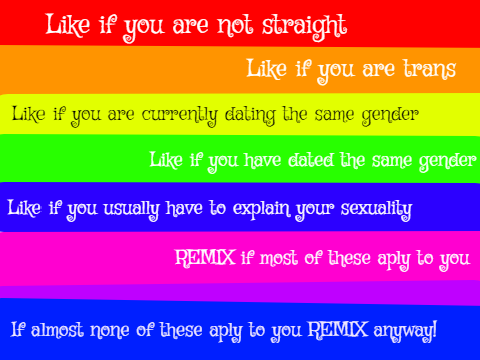 Remix...If you dare... remix remix
