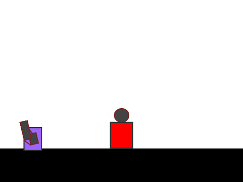 weapon mechanics against a test dummy