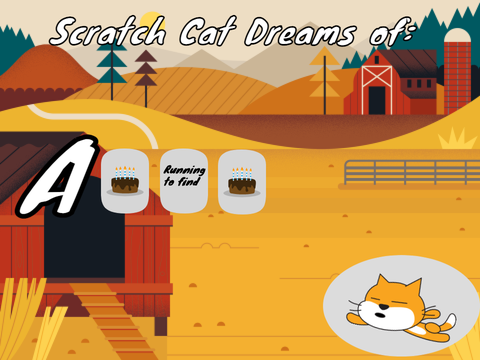 Scratch Cat Dreams Of
