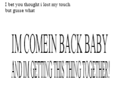 IM GETTING THIS THING TOGETHER