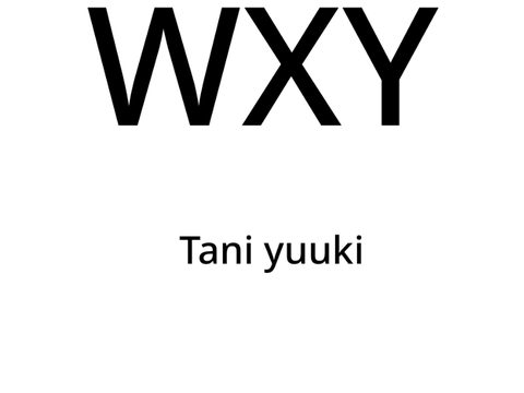 wxy tani yuuki