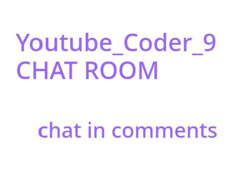 Youtube_coder_9 チャット ルーム