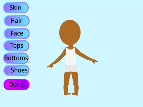 Runway model dress up game