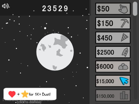✦ Moon Clicker (V7) | #Games #art #animations remix