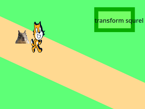 take your pet squirrel for a walk simulator