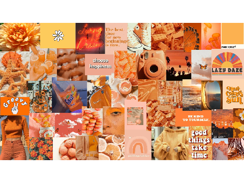 Orange Aesthetic Wallpaper 