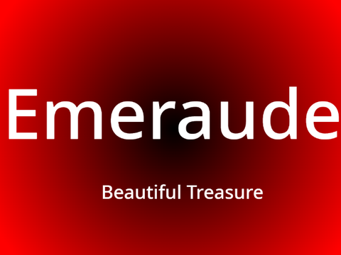 Beautiful Treasure : Emeraude
