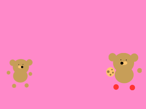 baby bear and momma bear and the cookie 