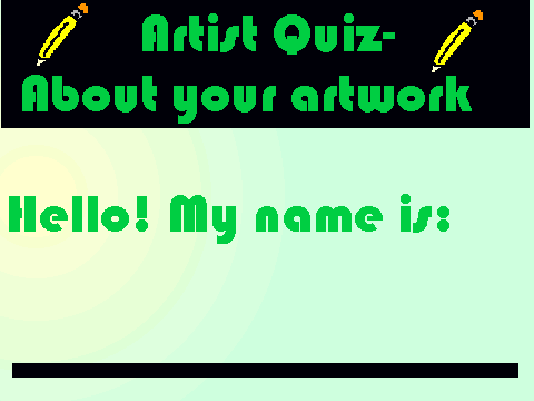 artist Q and A