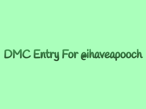 DMCE for ihaveapooch