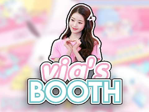 ⁀⇘ via's . booth ୨୧