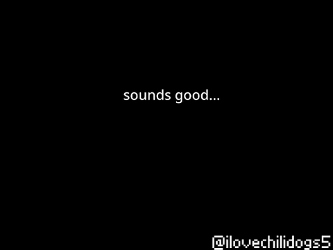 sounds good...