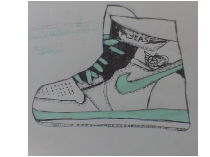 My random shoe drawing